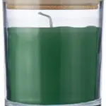 Kaars Riven | Glas met bamboe deksel groen - Hidalgo Kaars Riven | Glas met bamboe deksel, groen