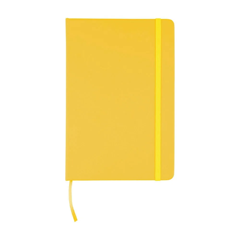 Notitieboek Eva | Gerecycled | A5 | Gelinieerd, geel