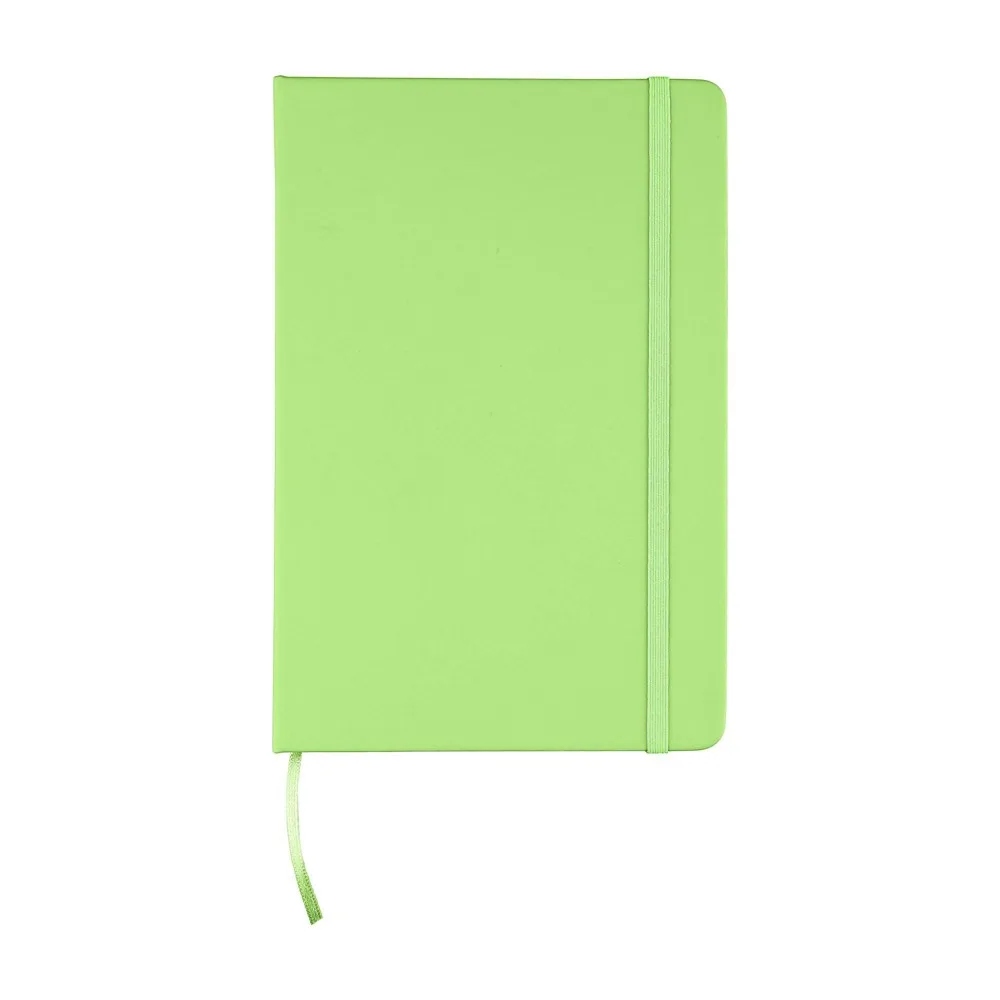 Notitieboek Eva | Gerecycled | A5 | Gelinieerd, lime