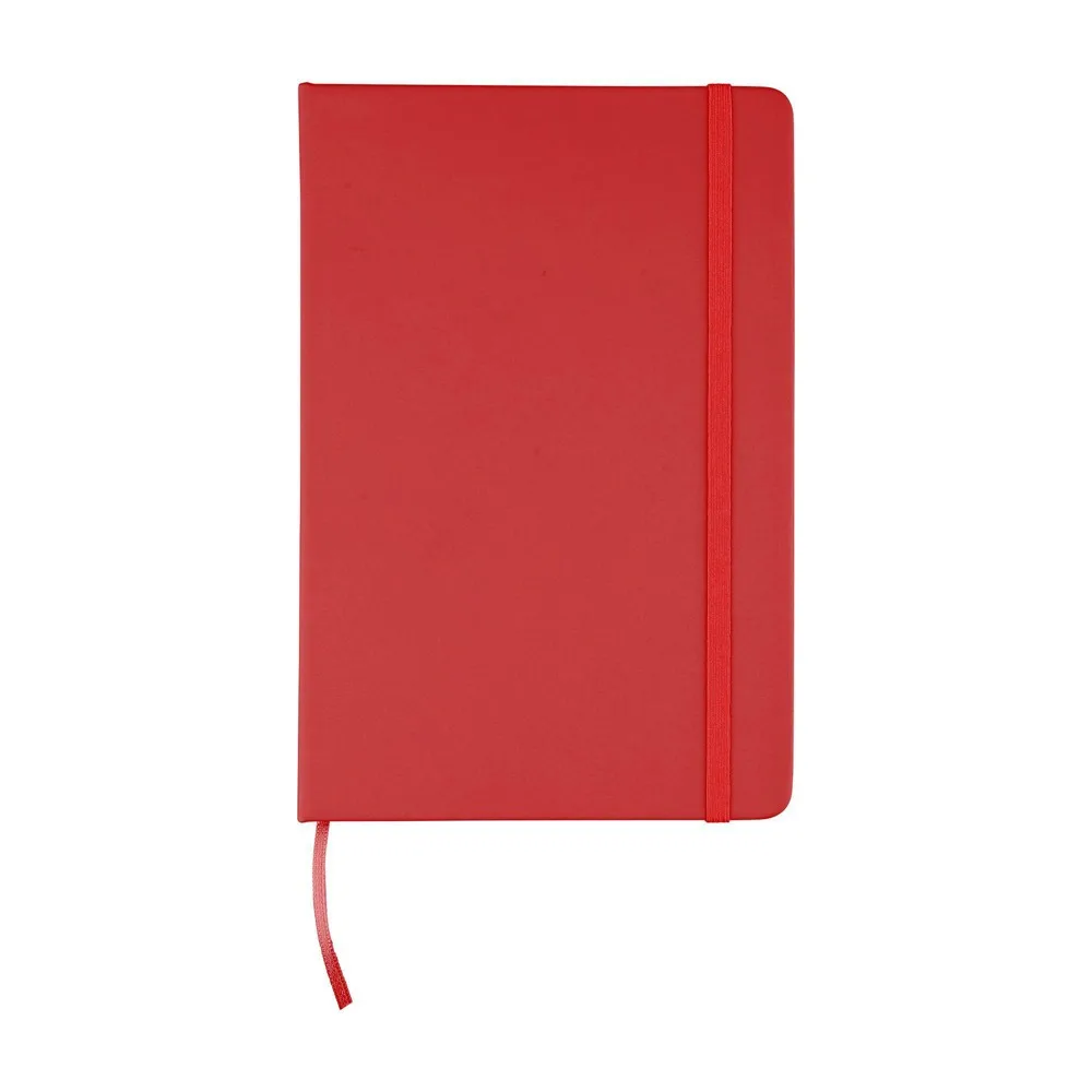 Notitieboek Eva | Gerecycled | A5 | Gelinieerd, rood