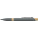 Balpen Calandra | Gerecycled | Bamboe grijs - Hidalgo-werbeartikel Balpen Calandra | Gerecycled | Bamboe, grijs