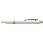 Balpen Calandra | Gerecycled | Bamboe wit - Hidalgo-werbeartikel Balpen Calandra | Gerecycled | Bamboe, wit