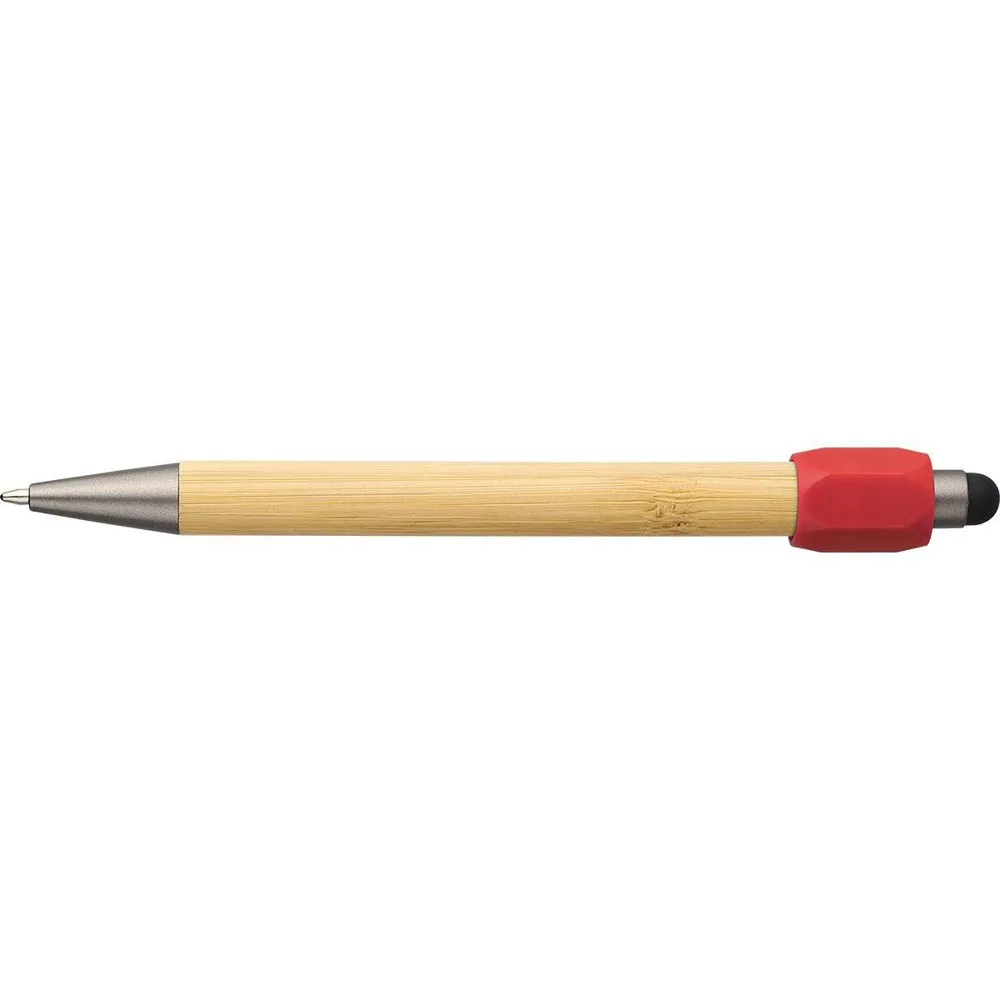 Balpen Fenn | Bamboe | Spinner rood - Hidalgo-werbeartikel Balpen Fenn | Bamboe | Spinner, rood