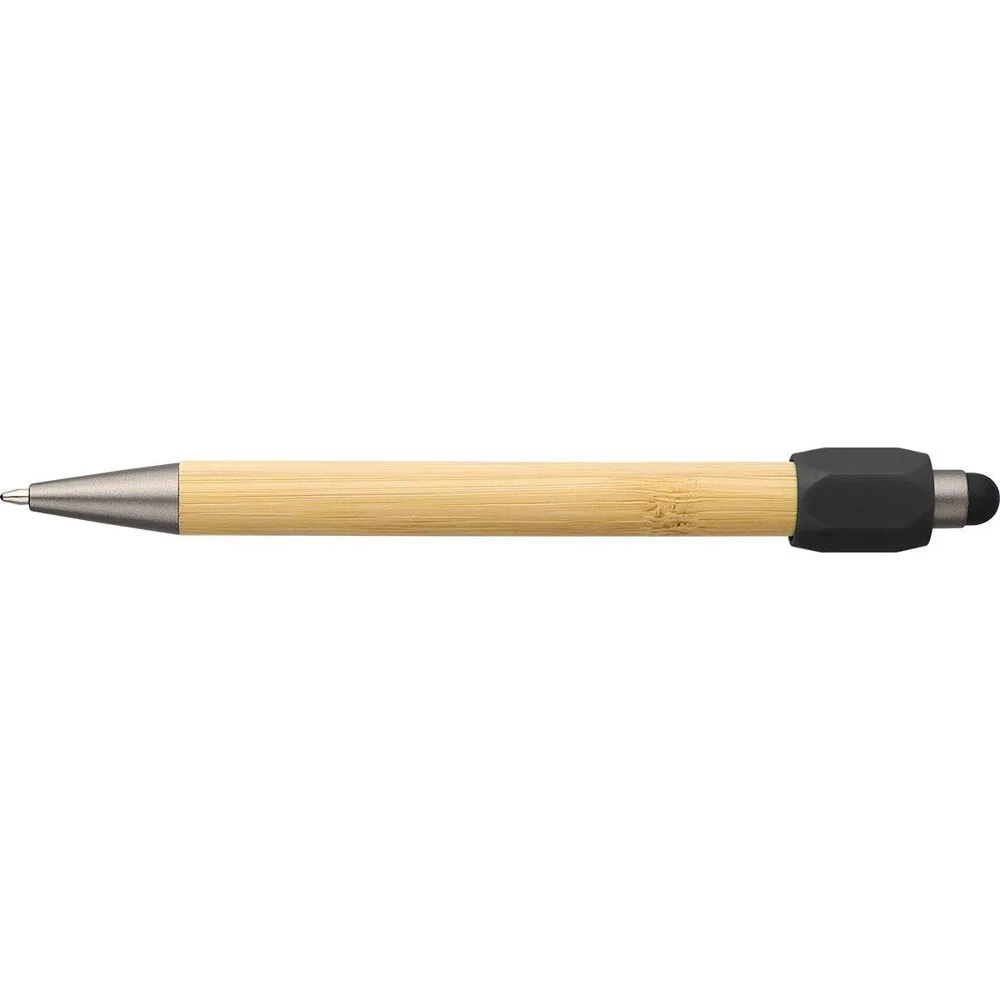 Balpen Fenn | Bamboe | Spinner zwart - Hidalgo-werbeartikel Balpen Fenn | Bamboe | Spinner, zwart