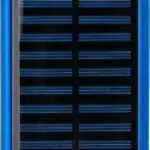 Powerbank Tycho | Aluminium | Solar | 4.000 mAh, blauw