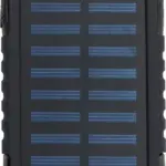 Powerbank Aurora | Solar | 4000 mAh zwart - Hidalgo Powerbank Aurora | Solar | 4.000 mAh, zwart