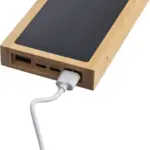 Powerbank Elz | Bamboe | Solar | 10000 mAh productfoto 8 - Hidalgo Powerbank Elz | Bamboe | Solar | 10.000 mAh — productfoto 8
