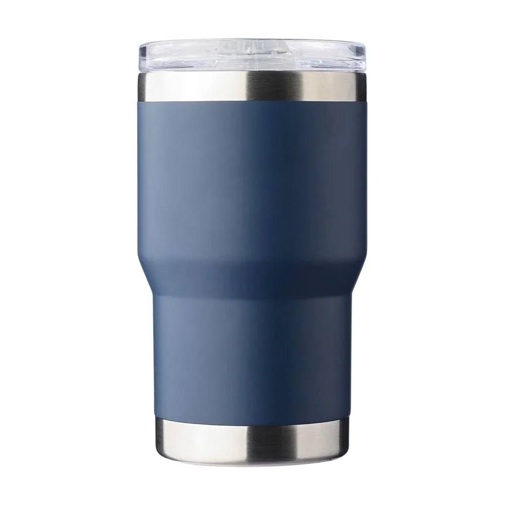 Reisgobelet Ayen | Gerecycled rvs | 350 ml | Keramische coating, blauw