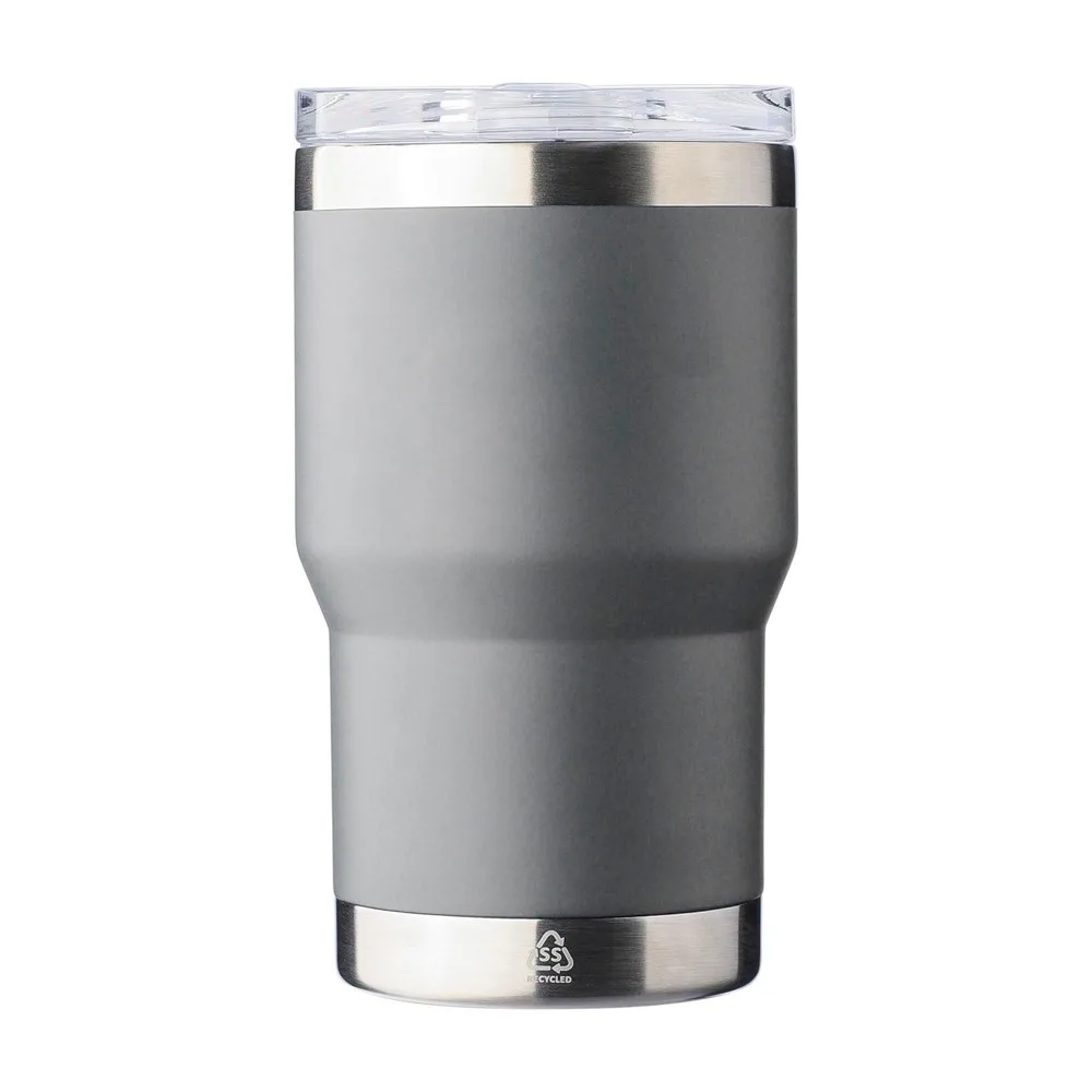 Reisgobelet Ayen | Gerecycled rvs | 350 ml | Keramische coating grijs - Bidons & Shakers Reisgobelet Ayen | Gerecycled rvs | 350 ml | Keramische coating, grijs