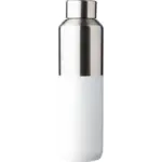 Gerecyclede roestvrijstalen dubbelwandige drinkfles 600 ml Esen wit - Bidons & Shakers Gerecyclede roestvrijstalen dubbelwandige drinkfles (600 ml) Esen, wit