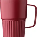Drinkbeker Calo | Gerecycled rvs | 450 ml, bordeaux