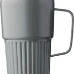 Drinkbeker Calo | Gerecycled rvs | 450 ml, grijs