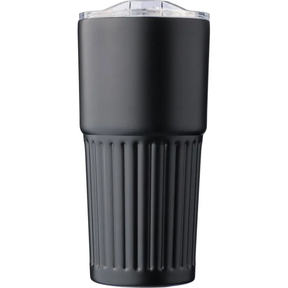 Reisbeker Kael | Gerecycled | 500 ml zwart - Bidons & Shakers Reisbeker Kael | Gerecycled | 500 ml, zwart