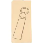 Sleutelhanger Enzi | Denim — productfoto 5