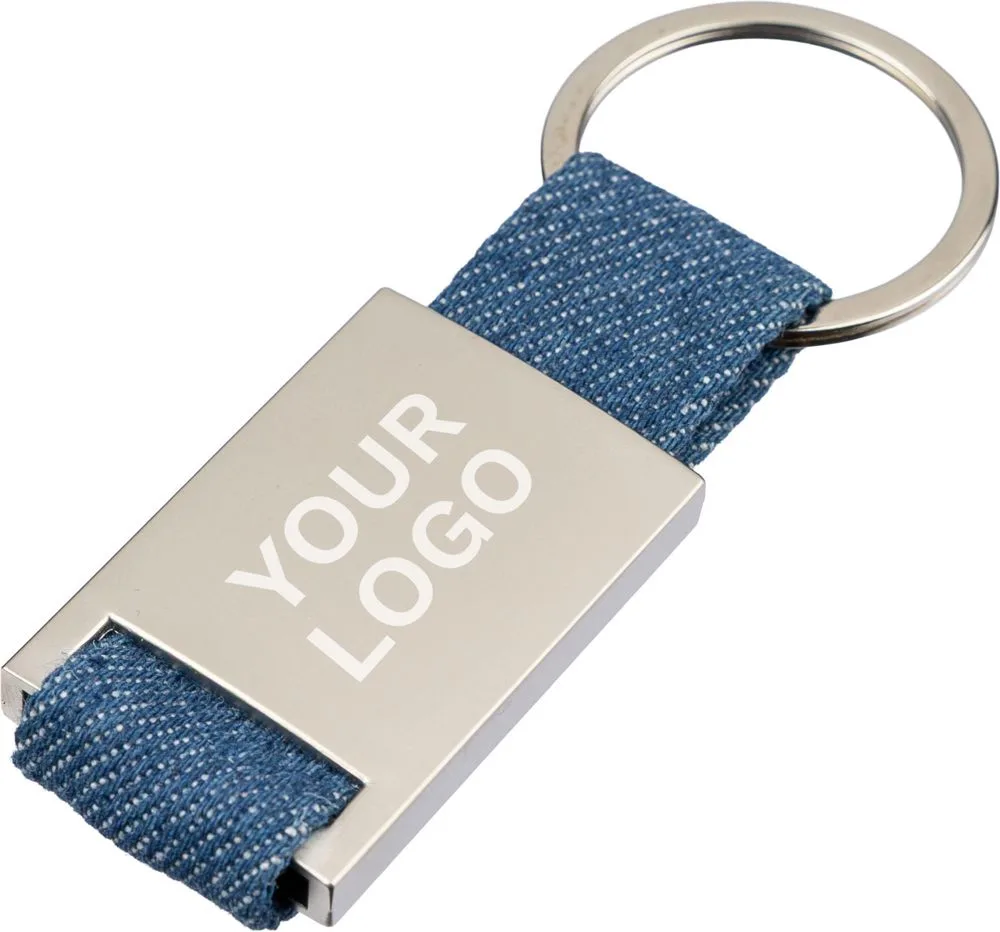 Sleutelhanger Ori | Denim productfoto 3 - Hidalgo-werbeartikel Sleutelhanger Ori | Denim — productfoto 3