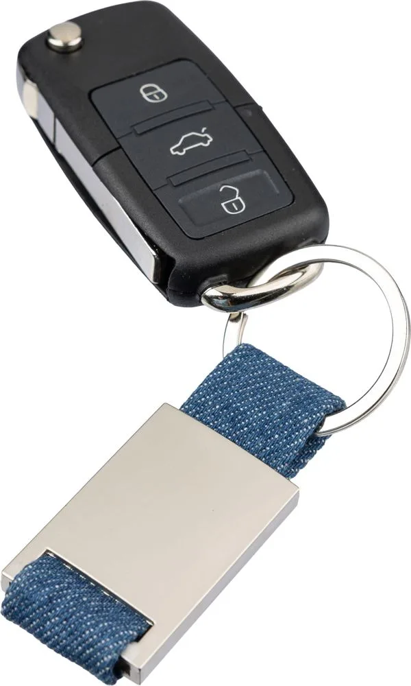 Sleutelhanger Ori | Denim productfoto 4 - Hidalgo-werbeartikel Sleutelhanger Ori | Denim — productfoto 4