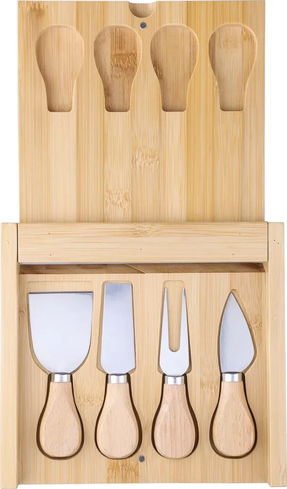 Kaasplank Zea | Bamboe | 4 stuks productfoto 4 - Hidalgo Kaasplank Zea | Bamboe | 4 stuks — productfoto 4