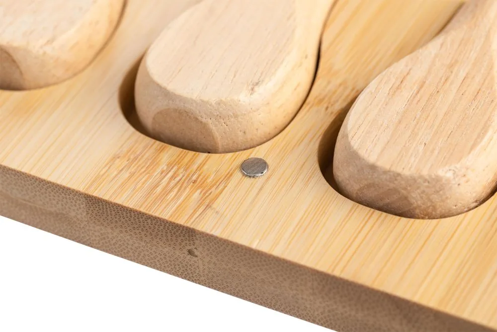 Kaasplank Zea | Bamboe | 4 stuks productfoto 7 - Hidalgo Kaasplank Zea | Bamboe | 4 stuks — productfoto 7