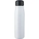 Gerecyclede roestvrijstalen dubbelwandige drinkfles (500 ml) Solene, wit