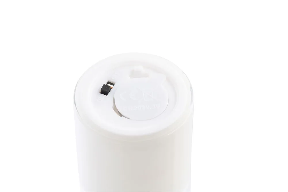 LED-kaars Serin | Glazen houder productfoto 6 - Hidalgo-werbeartikel LED-kaars Serin | Glazen houder — productfoto 6