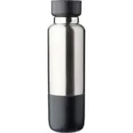 Dubbelwandige fles Zev | 500 ml zwart - Hidalgo-werbeartikel Dubbelwandige fles Zev | 500 ml, zwart