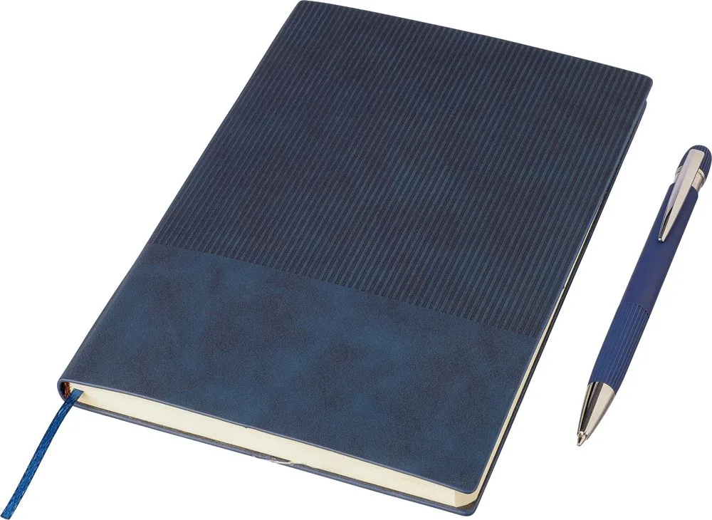 Notitieboekset Tarek | Gerecycled synthetisch leer | A5 | Met balpen