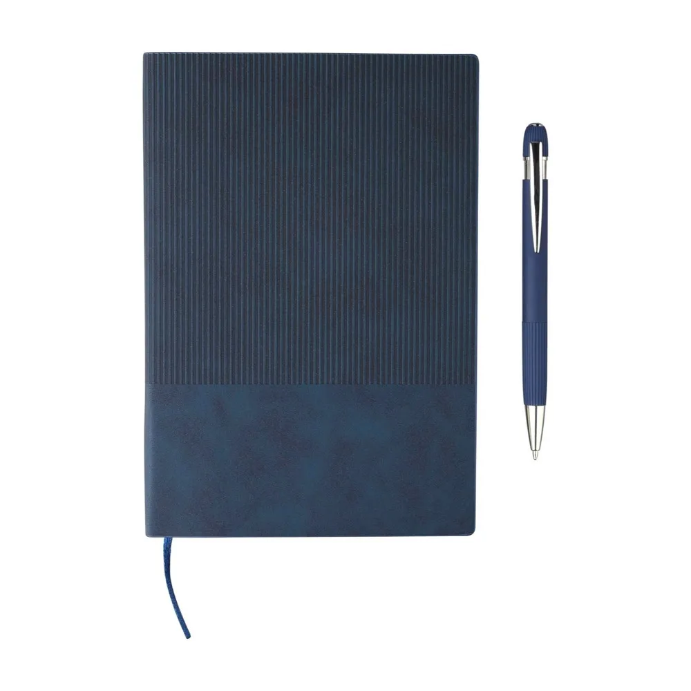 Notitieboekset Tarek | Gerecycled synthetisch leer | A5 | Met balpen