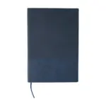 Notitieboekset Tarek | Gerecycled synthetisch leer | A5 | Met balpen, blauw — productfoto 12