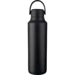 Roestvrijstalen dubbelwandige drinkfles (500 ml) Omari, zwart