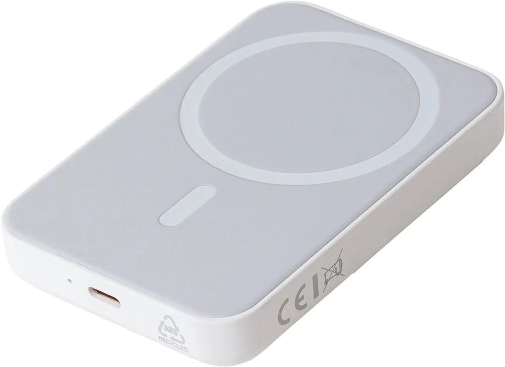 Gerecyclede ABS-draadloze oplader powerbank Miren