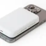 Gerecyclede ABS-draadloze oplader powerbank Miren — productfoto 3