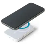 Gerecyclede ABS-draadloze oplader powerbank Miren — productfoto 5