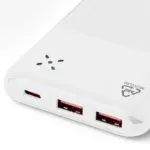 Gerecycled ABS powerbank Tavi — productfoto 6