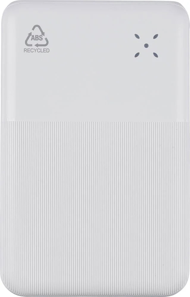 Gerecyclede ABS-powerbank Rayen productfoto 2 - Hidalgo Gerecyclede ABS-powerbank Rayen — productfoto 2
