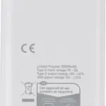 Gerecyclede ABS-powerbank Rayen — productfoto 3