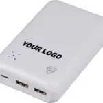 Gerecyclede ABS-powerbank Rayen — productfoto 4