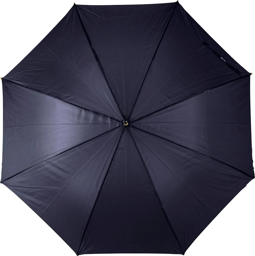 rPET 190T automatische golfparaplu blauw - Hidalgo-werbeartikel rPET 190T automatische golfparaplu, blauw