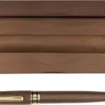 Notenhouten draai balpen Noa — productfoto 2