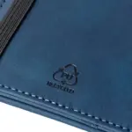 Gerecyclede PU paspoorthouder en bagagelabel Zani — productfoto 5