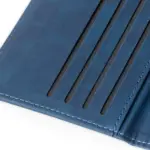 Gerecyclede PU paspoorthouder en bagagelabel Zani — productfoto 9