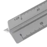 Aluminium driehoekige liniaal Tavi — productfoto 6