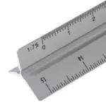 Aluminium driehoekige liniaal Tavi — productfoto 7