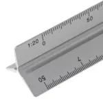 Aluminium driehoekige liniaal Tavi — productfoto 9