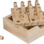 Grenenhouten mini Sudoku set Kenza - Hidalgo-werbeartikel Grenenhouten mini Sudoku set Kenza
