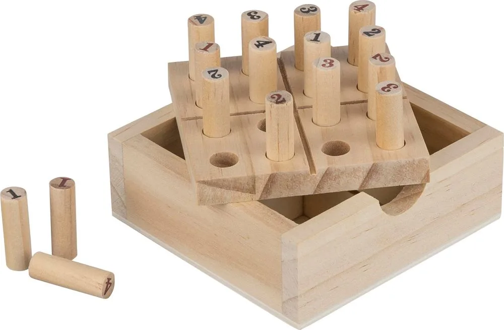 Grenenhouten mini Sudoku set Kenza