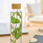 Glazen drinkfles (500 ml) Levi — productfoto 7