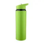 Gerecyclede roestvrijstalen drinkfles (750 ml) Zeno, lichtgroen — productfoto 10