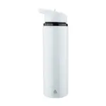 Gerecyclede roestvrijstalen drinkfles 750 ml Zeno wit - Hidalgo Gerecyclede roestvrijstalen drinkfles (750 ml) Zeno, wit