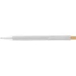 Gerecyclede aluminium balpen Kira, wit