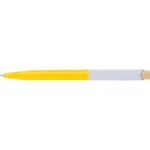 Recycled ABS ballpen Zian geel - Hidalgo-werbeartikel Recycled ABS ballpen Zian, geel